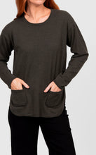 Load image into Gallery viewer, BL6618 Pullover Olive with pockets