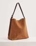 Load image into Gallery viewer, Suede Cabas Tote Camel