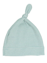 Load image into Gallery viewer, Topknot Cotton Stripe Baby Hat
