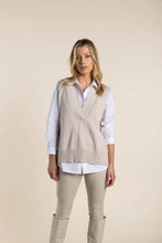 Load image into Gallery viewer, Two T’s V Neck Vest with Buttons
