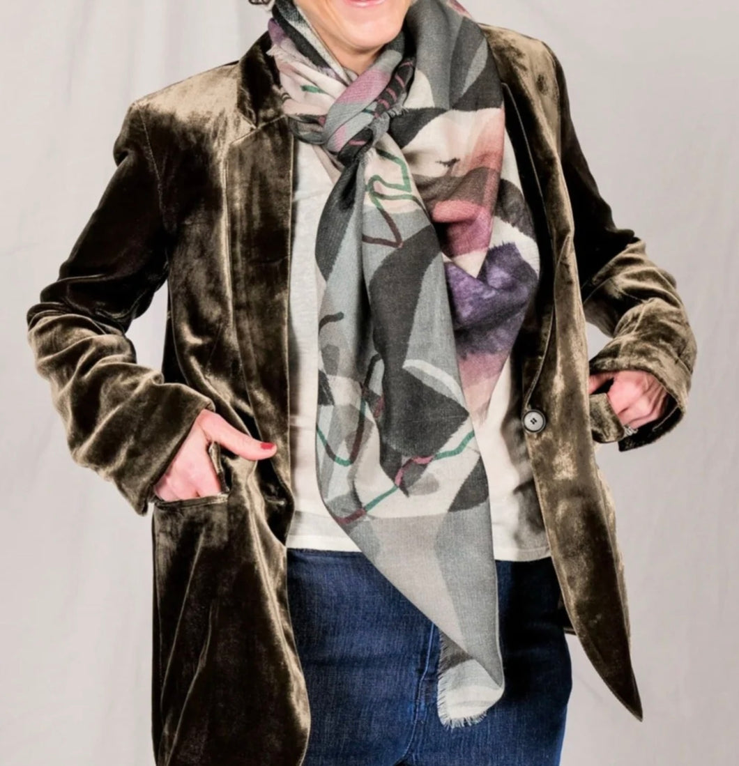 Saudade Merino Wool Scarf