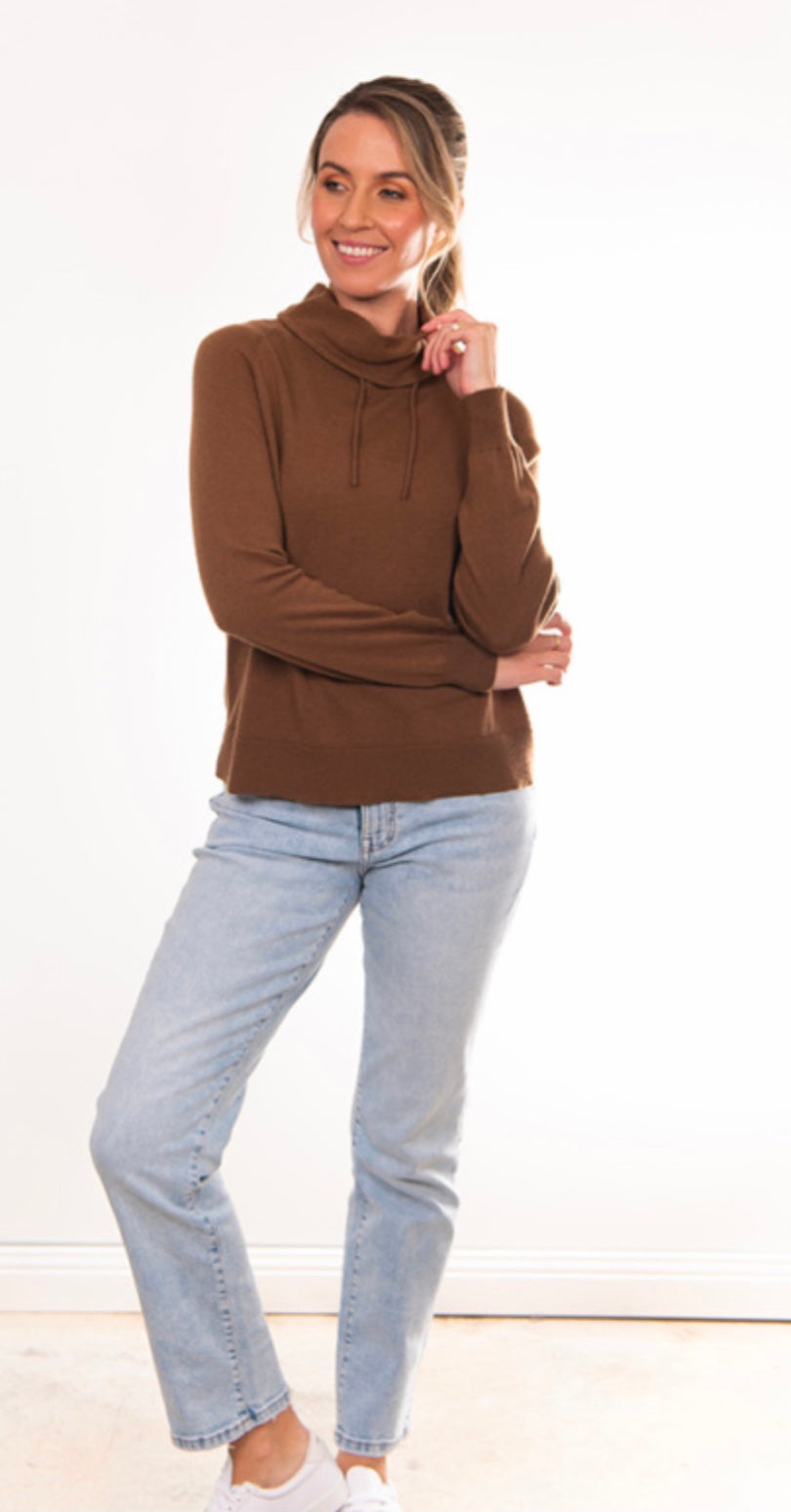 Snood Neck Pullover