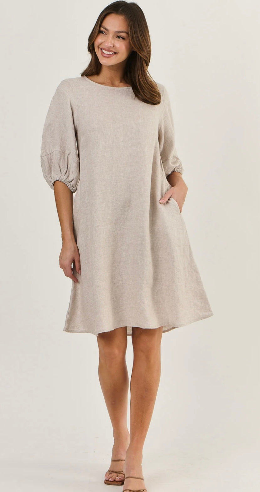 GA538 Linen Dress
