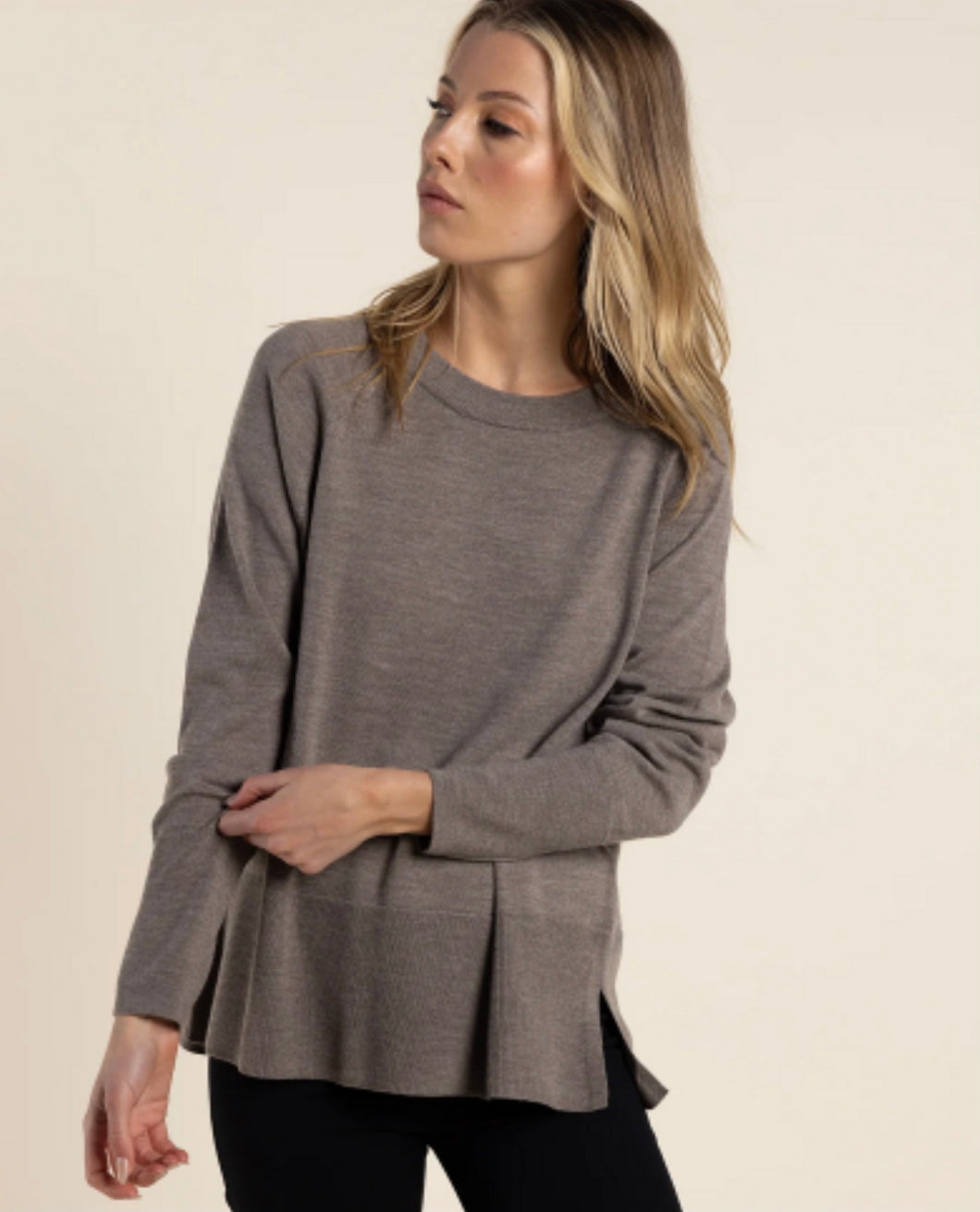 Two T’s Merino Crew Neck. 2724