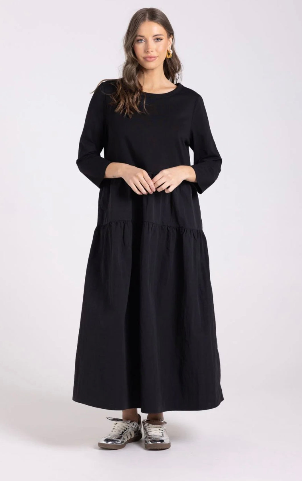 Crushed Luxe Midi Dress Two T’s