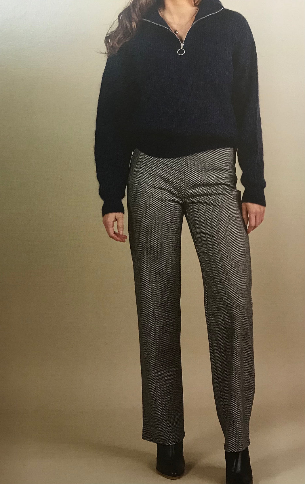Vassalli Slim Leg Pull On Pant