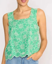 Load image into Gallery viewer, Flower-Ful Shell Top
