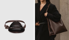 Load image into Gallery viewer, Peyton Shoulder Bag Chocolate
