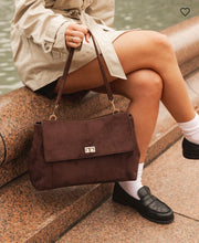 Load image into Gallery viewer, Arden Suedette Shoulder Bag
