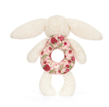 Load image into Gallery viewer, Blossom Cream Bunny Berry Ring Rattle

