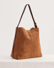 Load image into Gallery viewer, Suede Cabas Tote Camel
