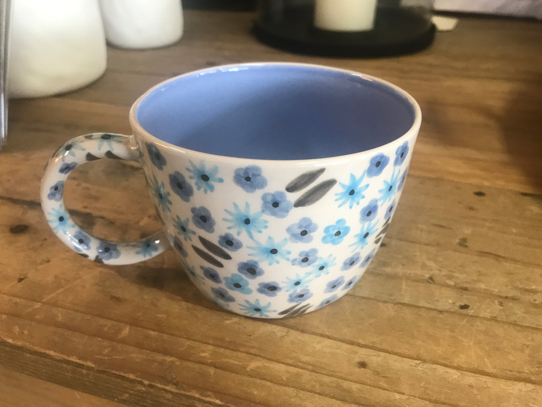 Ditsy Periwinkle Mug