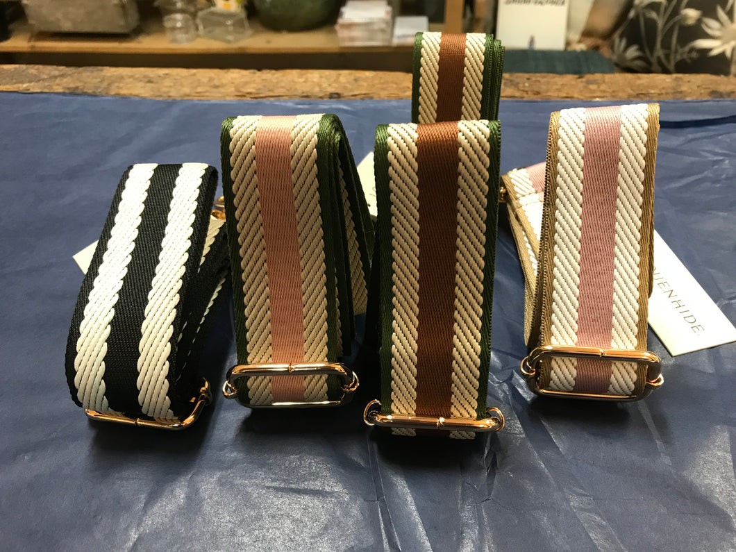 Striped Webbing Guitar Strap