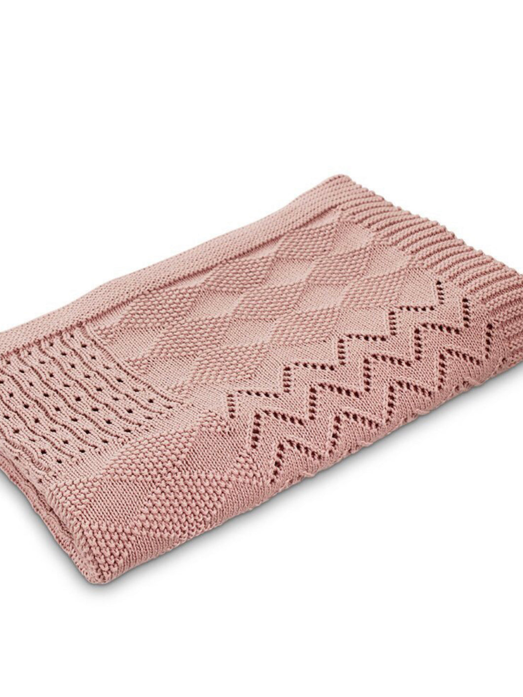 Jessie Multi Pattern Knit Blanket