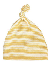 Load image into Gallery viewer, Topknot Cotton Stripe Baby Hat

