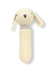 Load image into Gallery viewer, Fido Puppy Cotton Crochet Rattle
