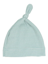 Load image into Gallery viewer, Topknot Cotton Stripe Baby Hat
