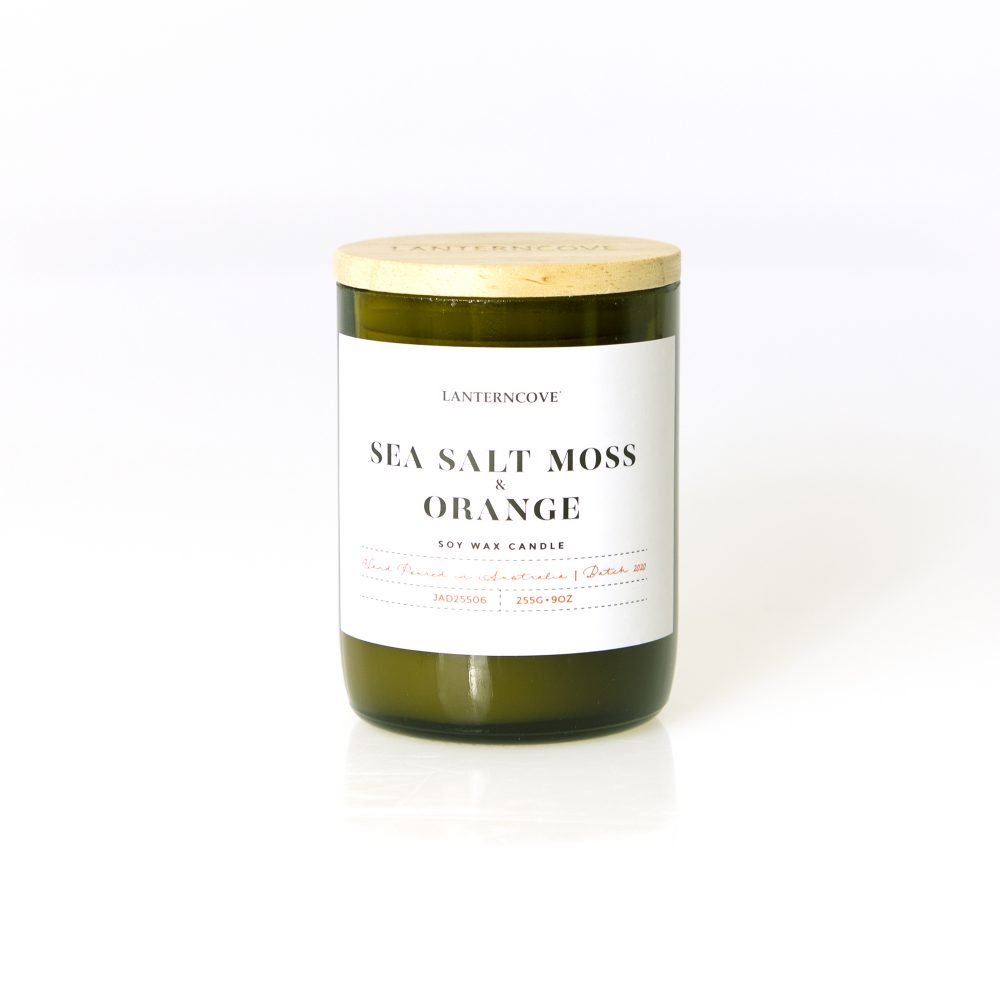 Jade Sea Salt Moss & Orange Candle